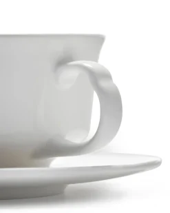SERAX Tasse à café rond blanc porcelaine 19 cl Ø 11,3 cm Silhouette New