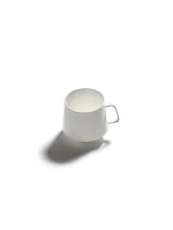 SERAX Tasse à café rond blanc porcelaine bone china Ø 8,4 cm Nido Hot