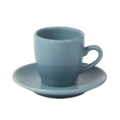Tasse à café rond bleu Grès 11 cl Ø 6,4 cm Pulse - ESSENTIALS COLLECTION Sale