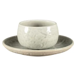 Tasse à café rond céladon porcelaine vitrifiée 25 cl Ø 9 cm Krush - RAK Sale