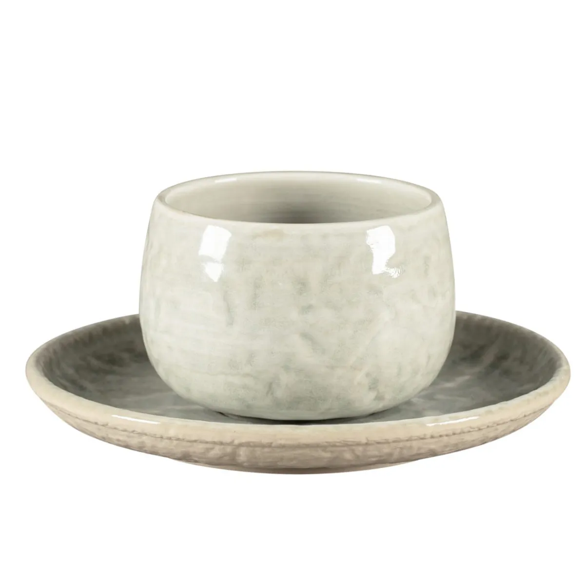 RAK Tasse à café rond céladon porcelaine vitrifiée 30 cl Ø 9 cm Krush Hot