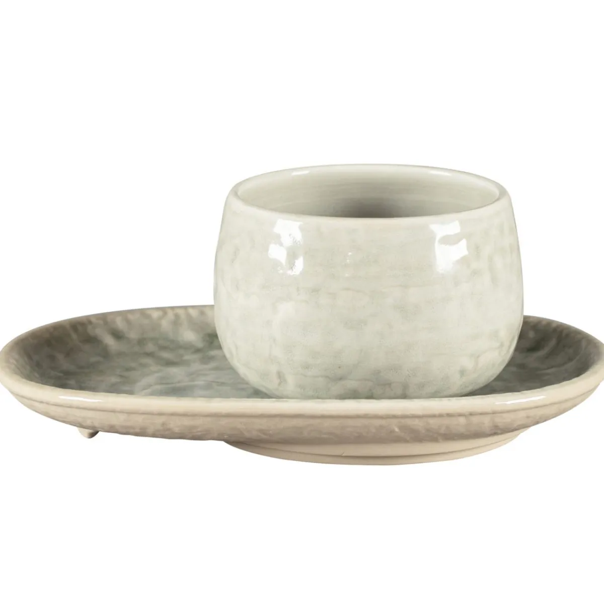 RAK Tasse à café rond céladon porcelaine vitrifiée 30 cl Ø 9 cm Krush Hot