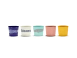 Tasse à café rond delicious pink grès émaillé 15 cl Ø 7 cm Feast By Ottolenghi - SERAX New