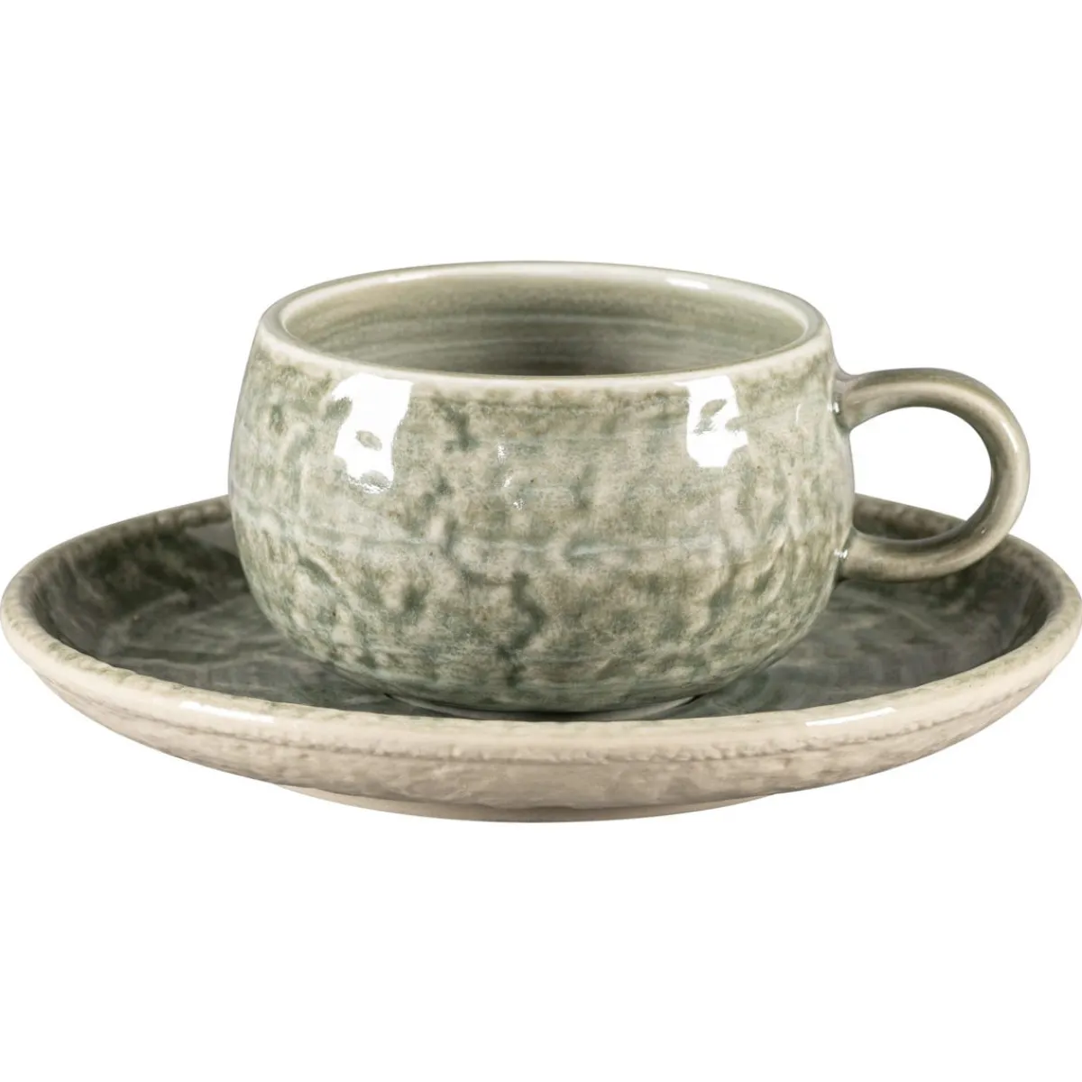 Tasse à café rond Sage porcelaine vitrifiée 25 cl Ø 9 cm Krush - RAK