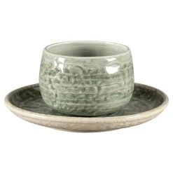 RAK Tasse à café rond Sage porcelaine vitrifiée 30 cl Ø 9 cm Krush Hot