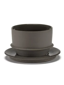 SERAX Tasse à café rond Slate porcelaine 20 cl Ø 9 cm Dune Discount