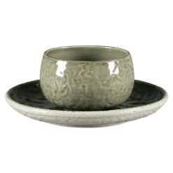 Tasse à café rond steel porcelaine vitrifiée 25 cl Ø 9 cm Krush - RAK Sale