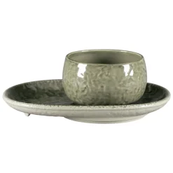Tasse à café rond steel porcelaine vitrifiée 25 cl Ø 9 cm Krush - RAK Sale