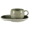 Tasse à café rond steel porcelaine vitrifiée 30 cl Ø 9 cm Krush - RAK New