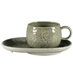 Tasse à café rond steel porcelaine vitrifiée 30 cl Ø 9 cm Krush - RAK New