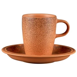 Tasse à café rond Tero Décor Denia porcelaine 20 cl Ø 7 cm Earth - RAK New