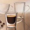 Tasse à café rond transparent verre borosilicate 12 cl Ø 7 cm Thermic Glass - LUIGI BORMIOLI Outlet