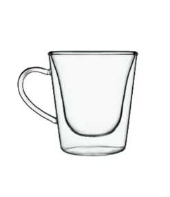 Tasse à café rond transparent verre borosilicate 12 cl Ø 7 cm Thermic Glass - LUIGI BORMIOLI Outlet