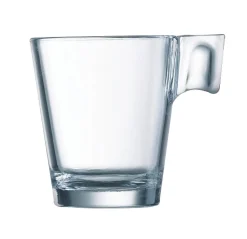 ARCOROC Tasse à café rond transparent verre trempé 8 cl Ø 7,6 cm Aroma Sale