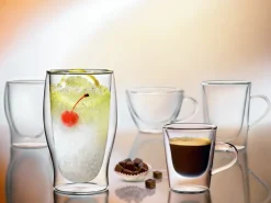 LUIGI BORMIOLI Tasse à café rond transparent verre borosilicate 8,5 cl Ø 6,4 cm Thermic Glass Outlet