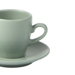 Tasse à café rond vert Grès 11 cl Ø 6,4 cm Pulse - ESSENTIALS COLLECTION Online