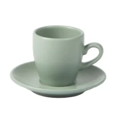 Tasse à café rond vert Grès 11 cl Ø 6,4 cm Pulse - ESSENTIALS COLLECTION Online