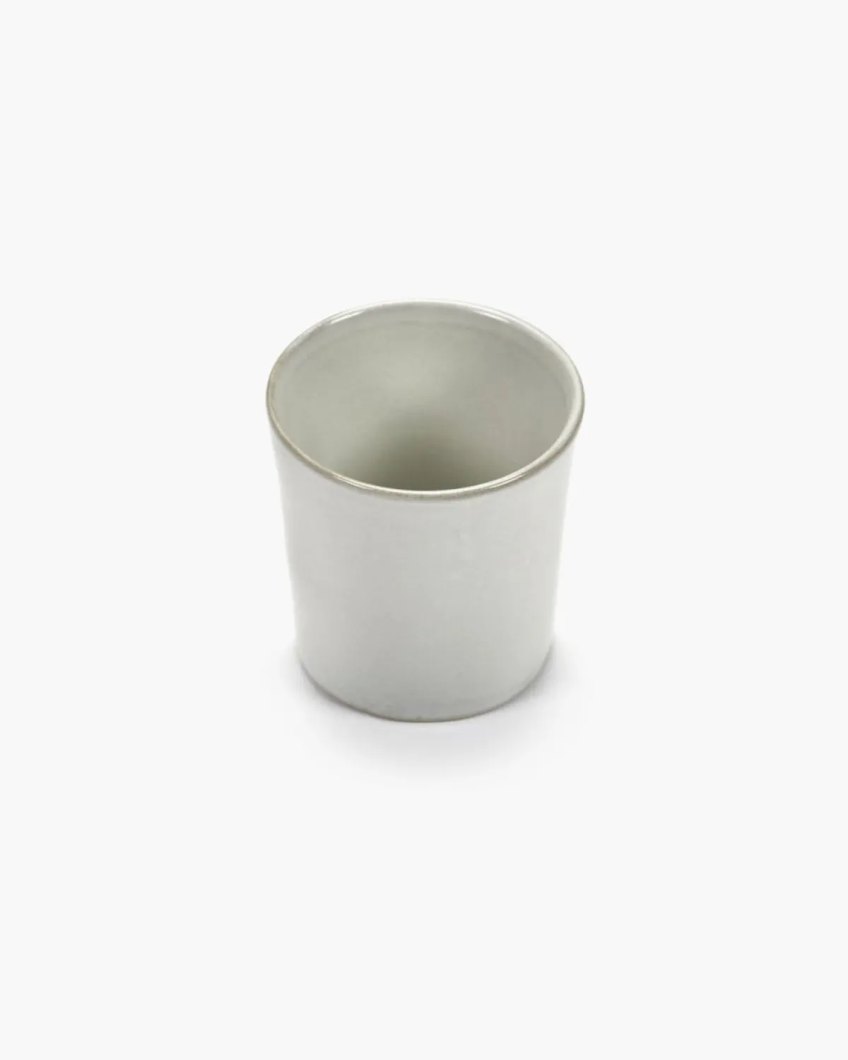 Tasse à café sans anse rond écru grès émaillé 13 cl Ø 7 cm La Mère - SERAX