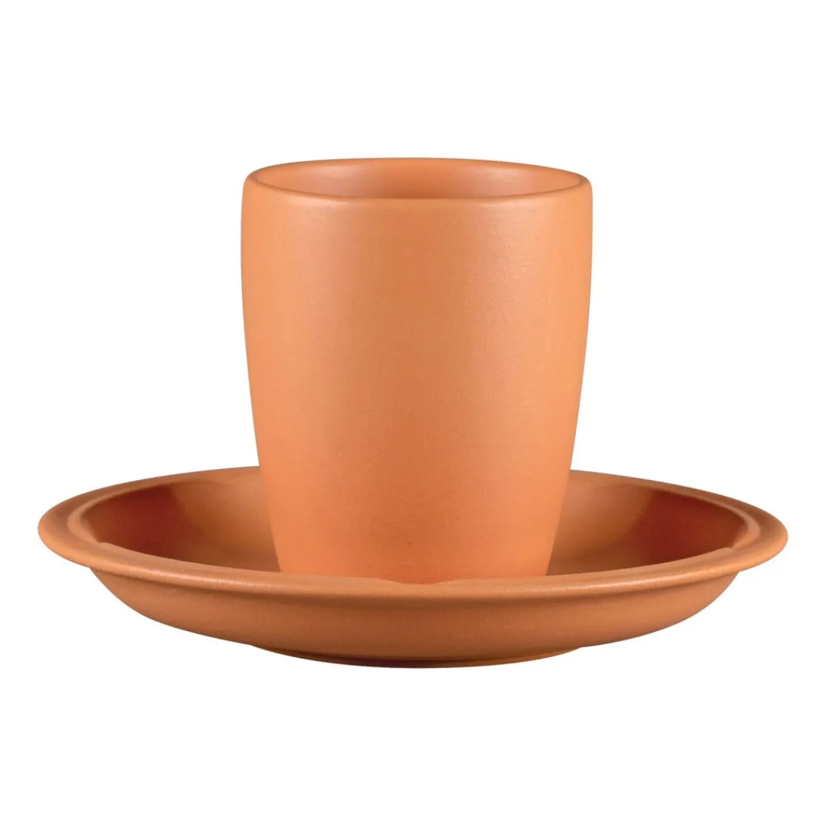 RAK Tasse à café sans anse rond Tero Décor Prima porcelaine 20 cl Ø 7 cm Earth Clearance