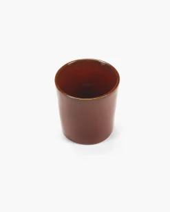 Tasse à café sans anse rond Venetian red grès émaillé 13 cl Ø 7 cm La Mère - SERAX Online
