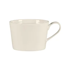 Tasse à café / thé rond blanc porcelaine bone china 23,7 cl Ø 8,9 cm Fedra - RAK Online