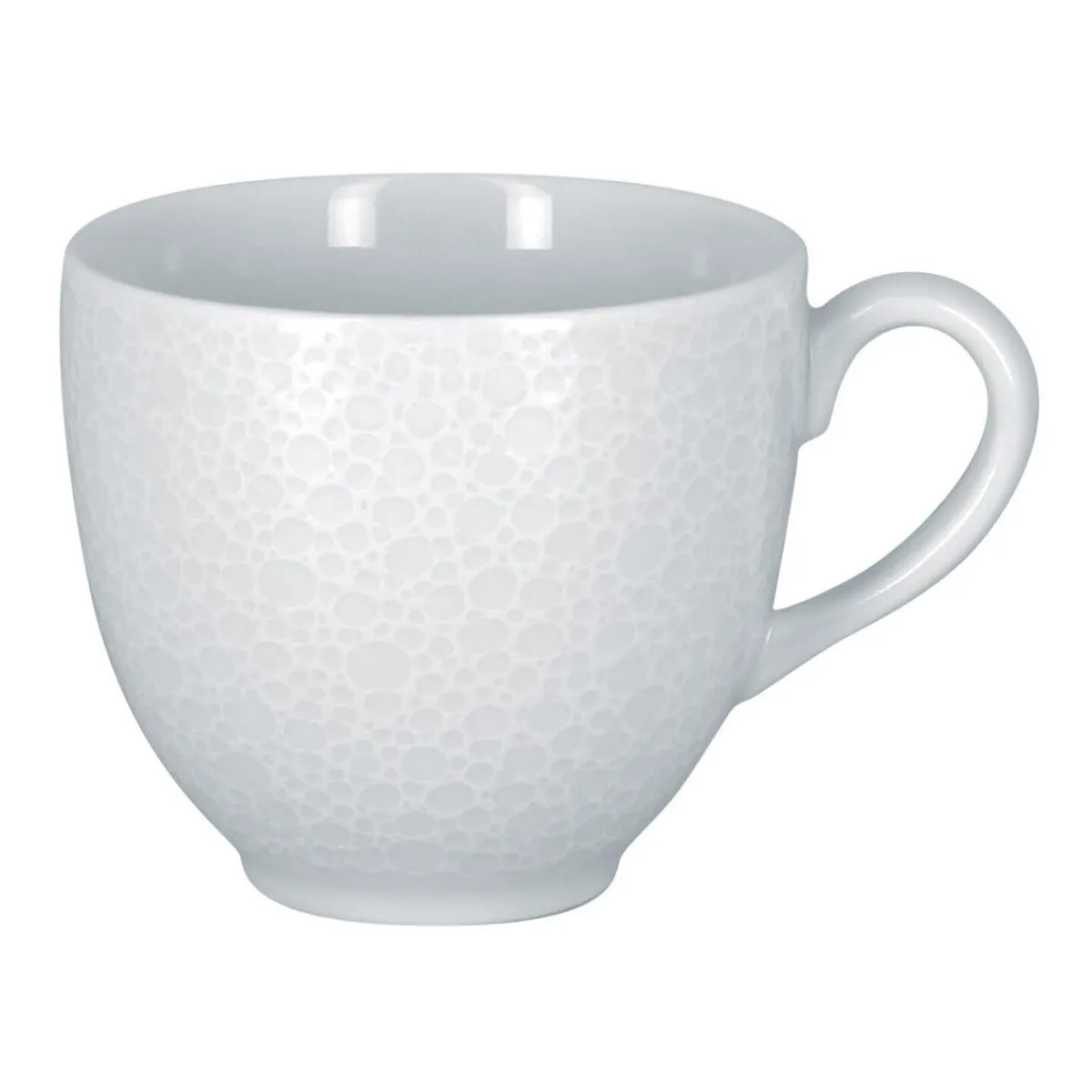 Tasse à café / thé rond blanc porcelaine 23 cl Ø 8,5 cm Charm - RAK Outlet