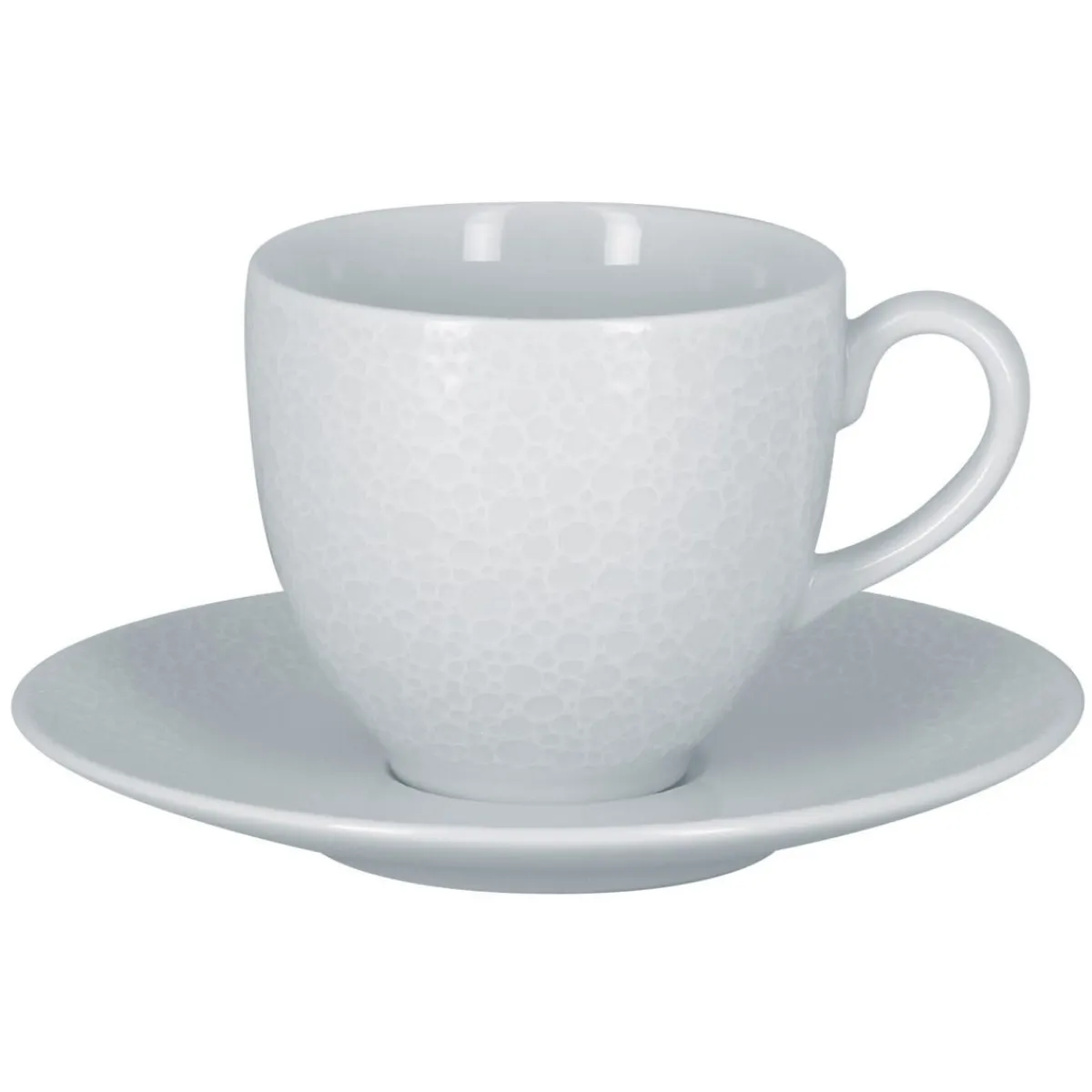 Tasse à café / thé rond blanc porcelaine 23 cl Ø 8,5 cm Charm - RAK Outlet