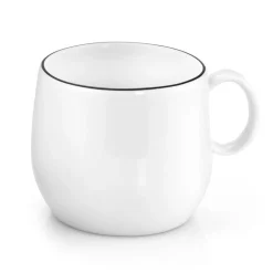 Tasse à café / thé rond blanc porcelaine 20 cl Ø 10,5 cm Yaka - MEDARD DE NOBLAT Best