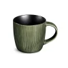Tasse à café / thé rond vert grès émaillé 27 cl Ø 12 cm Hypnose - MEDARD DE NOBLAT Best