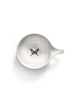 SERAX Tasse à cappuccino rond BUTTERFLY porcelaine Ø 11 cm Unity Sale