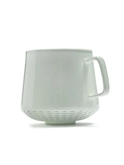 Tasse à cappuccino rond vert porcelaine bone china Ø 8,5 cm Nido - SERAX Online