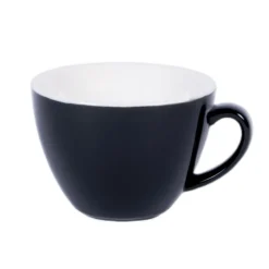 Tasse à cappuccino / thé rond noir porcelaine 20 cl Ø 9 cm Emotions - PRO.MUNDI Sale