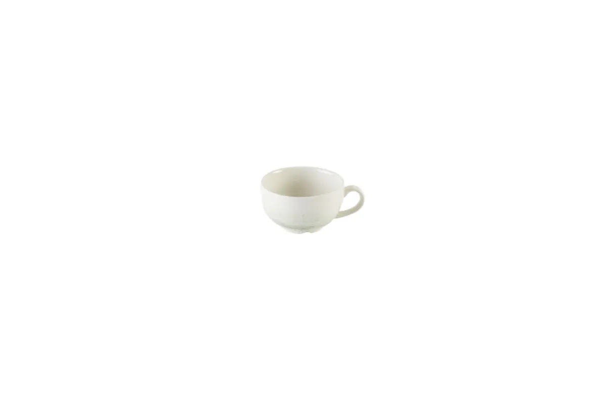 DUDSON Tasse à cappuccino / thé rond vert porcelaine vitrifiée 34 cl Ø 11 cm Finca Flint New