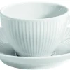 PILLIVUYT Tasse à déjeuner blanc porcelaine culinaire 29 cl Plisse Best