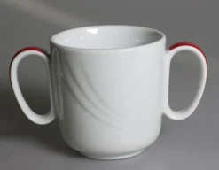 Tasse à déjeuner blanc porcelaine 30 cl Ø 8,5 cm Donna Senior - SCHONWALD Discount