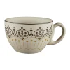 RAK Tasse déjeuner boule rond Argila Décor Cartagena porcelaine 28 cl Ø 10,5 cm Earth Hot