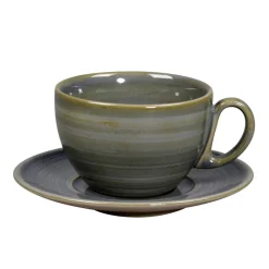 Tasse à déjeuner Jade porcelaine vitrifiée 28 cl Ø 10,5 cm stone Spot - RAK Hot