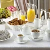 Tasse à déjeuner rond blanc porcelaine 30 cl Ø 10,1 cm Slim O - PRO.MUNDI Hot