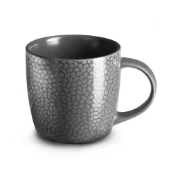 MEDARD DE NOBLAT Tasse à déjeuner rond gris grès émaillé 28 cl Stone Best