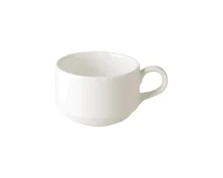 Tasse à déjeuner rond ivoire porcelaine vitrifiée Banquet - RAK Outlet