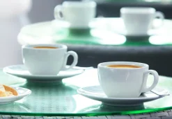 Tasse à déjeuner rond ivoire porcelaine vitrifiée 37 cl Ø 11 cm Barista - RAK Sale