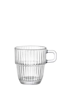 BORMIOLI ROCCO Tasse double expresso transparent verre trempé 18,5 cl Ø 7,1 cm Barshine Outlet