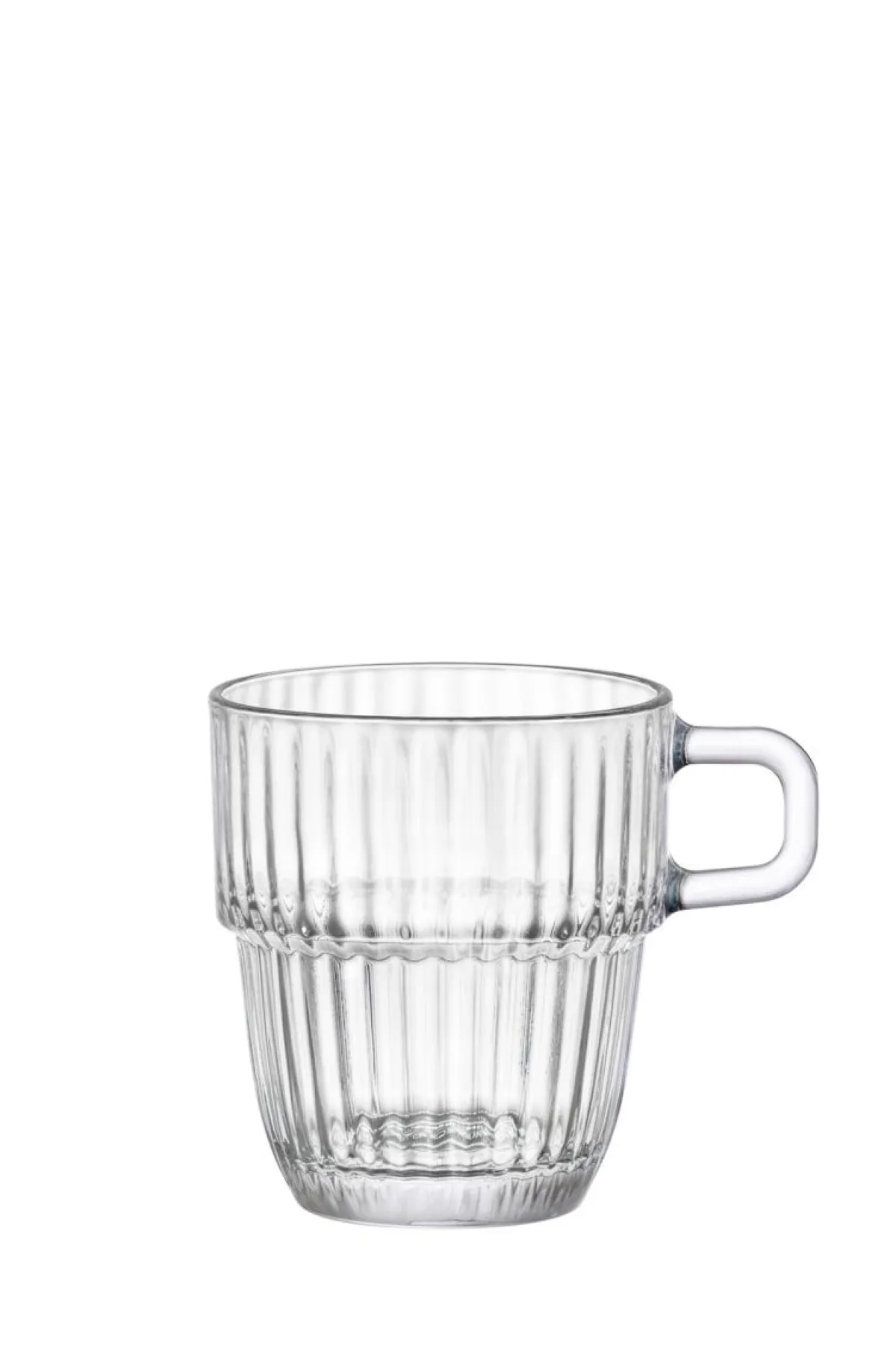 BORMIOLI ROCCO Tasse double expresso transparent verre trempé 18,5 cl Ø 7,1 cm Barshine Outlet