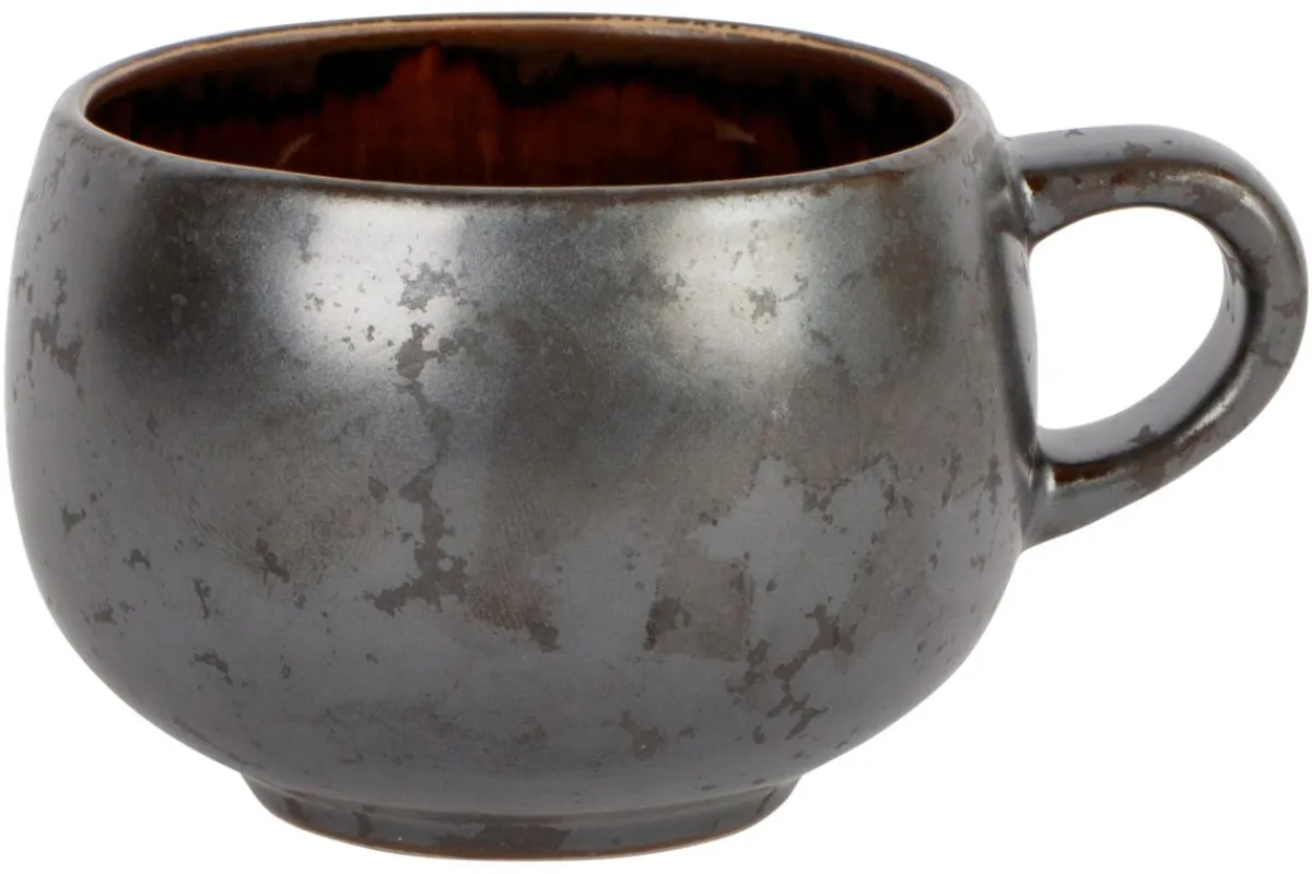 PROOF Tasse à espresso argent porcelaine 10 cl Ø 6 cm Elements Mineral New