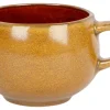 Tasse à espresso jaune porcelaine 10 cl Ø 6 cm Elements Mustard - PROOF Sale