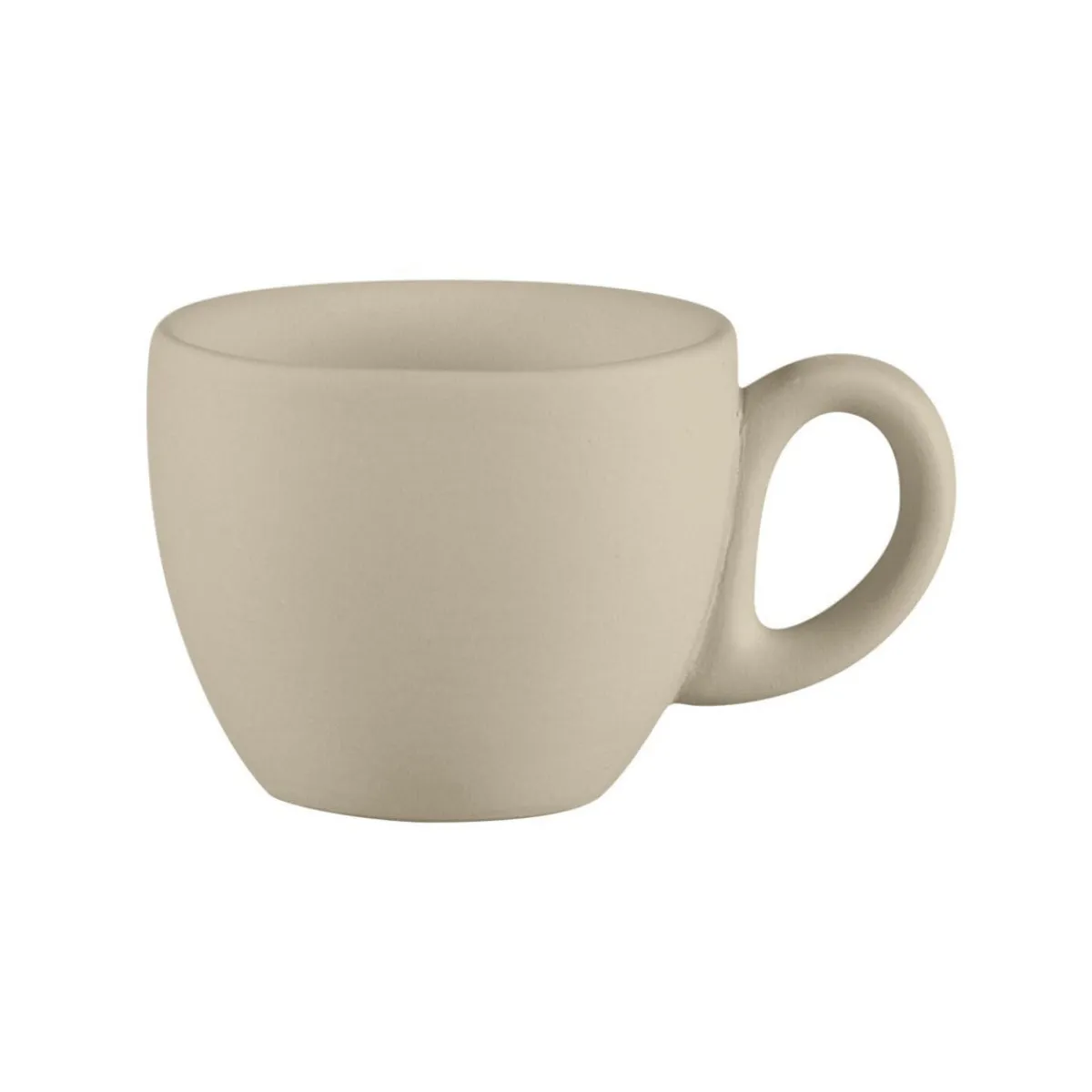 Tasse à espresso rond Argila Décor Epura porcelaine 8 cl Ø 6,5 cm Earth - RAK Sale
