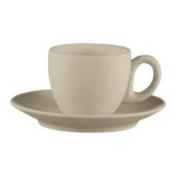 Tasse à espresso rond Argila Décor Epura porcelaine 8 cl Ø 6,5 cm Earth - RAK Sale