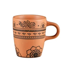 Tasse à espresso rond Tero Décor Alexandria porcelaine 9 cl Ø 5,8 cm Earth - RAK Hot