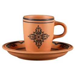 RAK Tasse à espresso rond Tero Décor Ostia porcelaine 9 cl Ø 5,8 cm Earth Hot