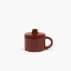 Tasse à espresso rond Venetian red grès émaillé 11 cl 8 cm La Mère - SERAX New